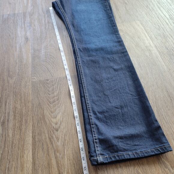 Harley Davidson Embellished Stretch Bootcut Jeans Size 8R - Picture 10 of 11
